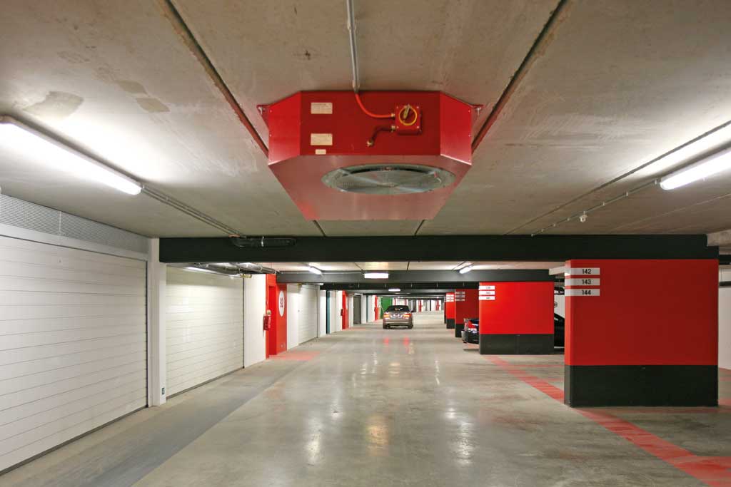 Ventilation des parkings souterrains Colt